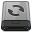Grey Sync B Icon 32x32 png